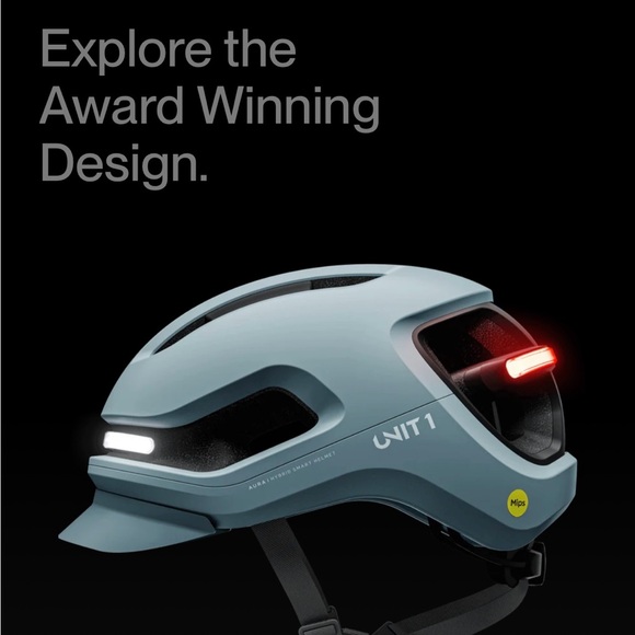 Unit1 Aura Smart Helmet - Picture 1 of 8